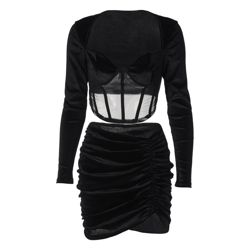 Corset Ruffled Party Dress
