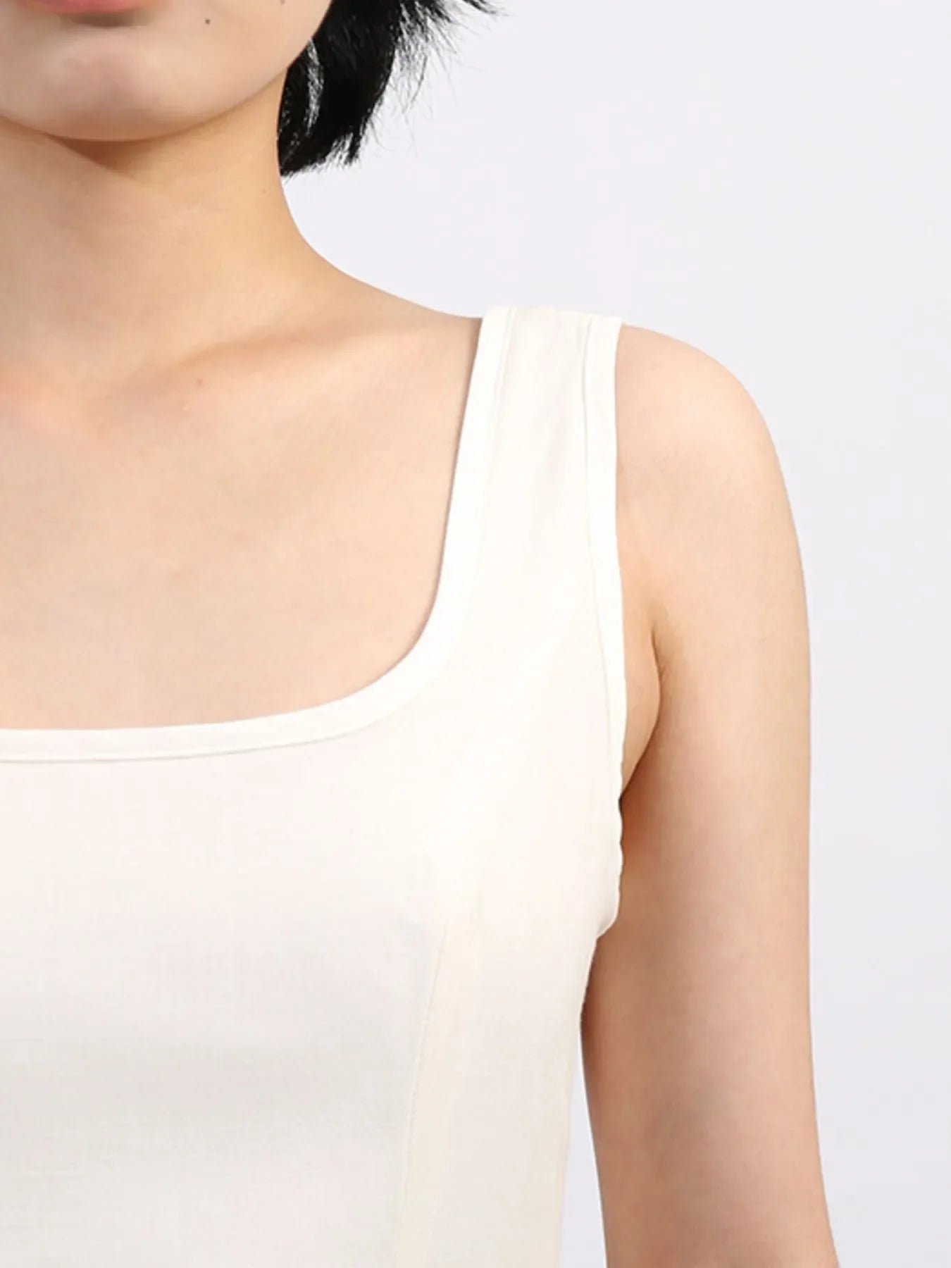 Cutout Back Printed Square Neck Dress