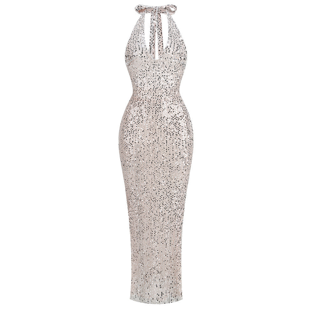 CHIC MELU SPARKLE MAXI DRESS