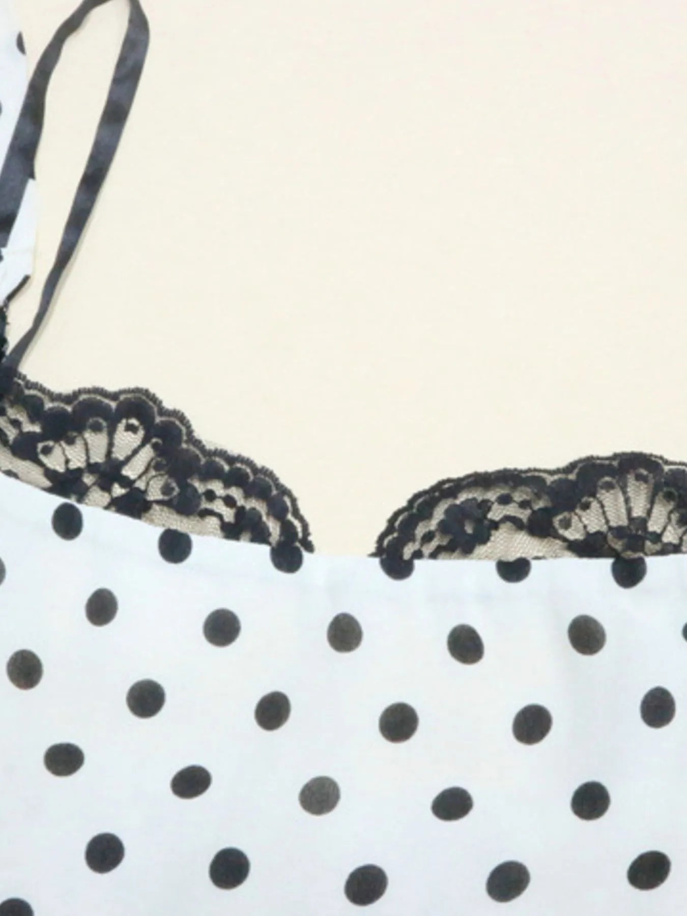 Polka Dot Sweetheart Neckline Maxi Dress