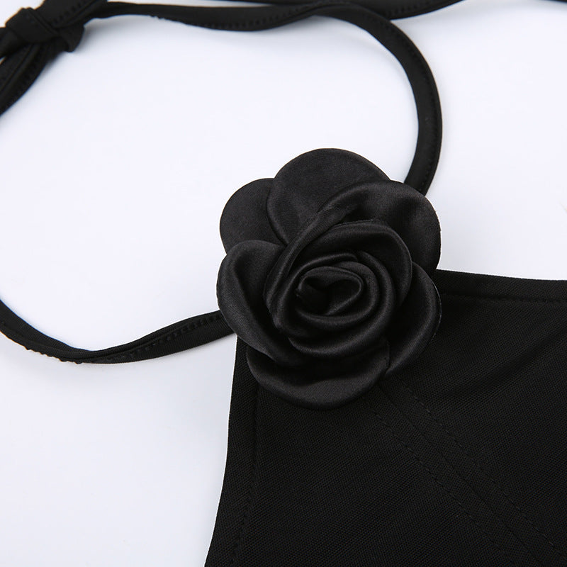 Berka Rose Top-Black
