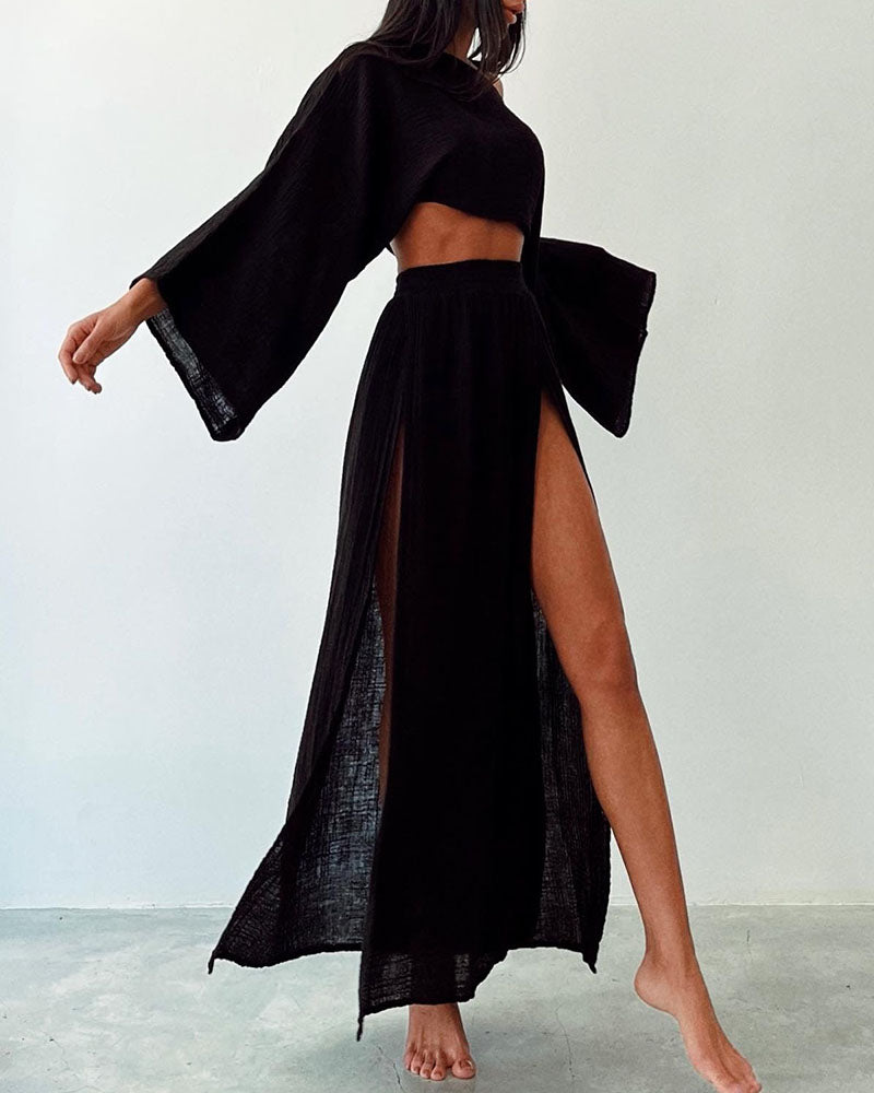 Sylvia - Gauze Two-Piece Set