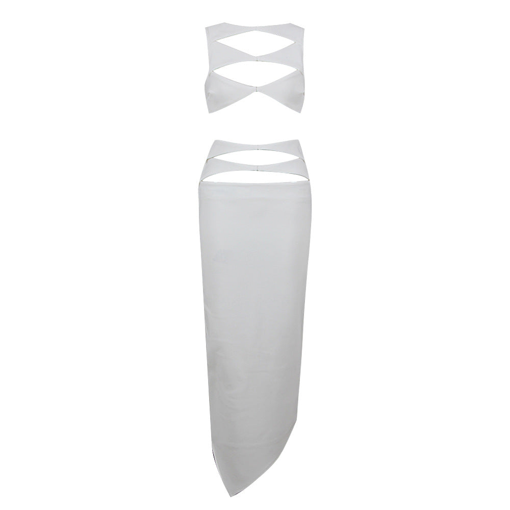 CHARMING CUTOUT ELITE HOLLOW DRESS