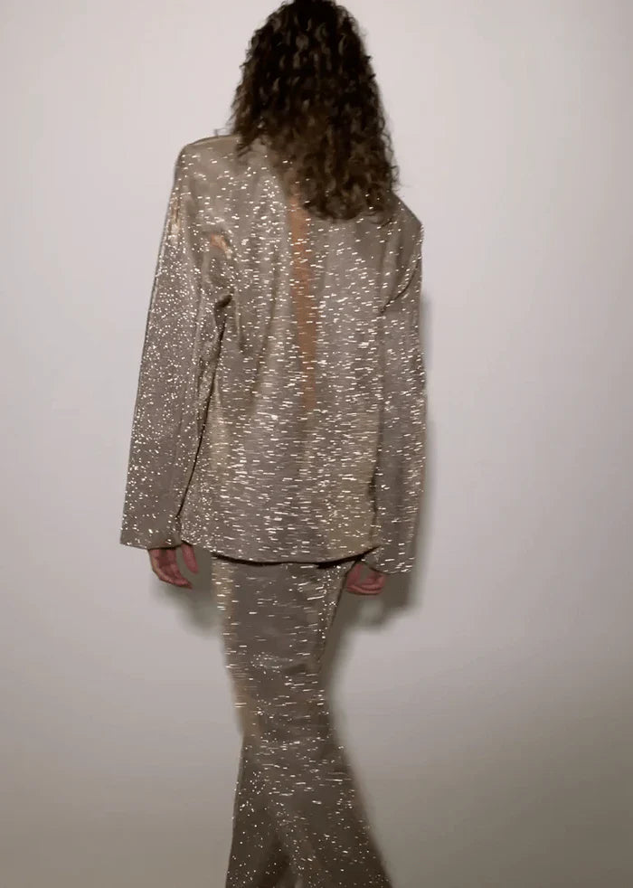 Alyia Sparkling Elegant Party Set Dress