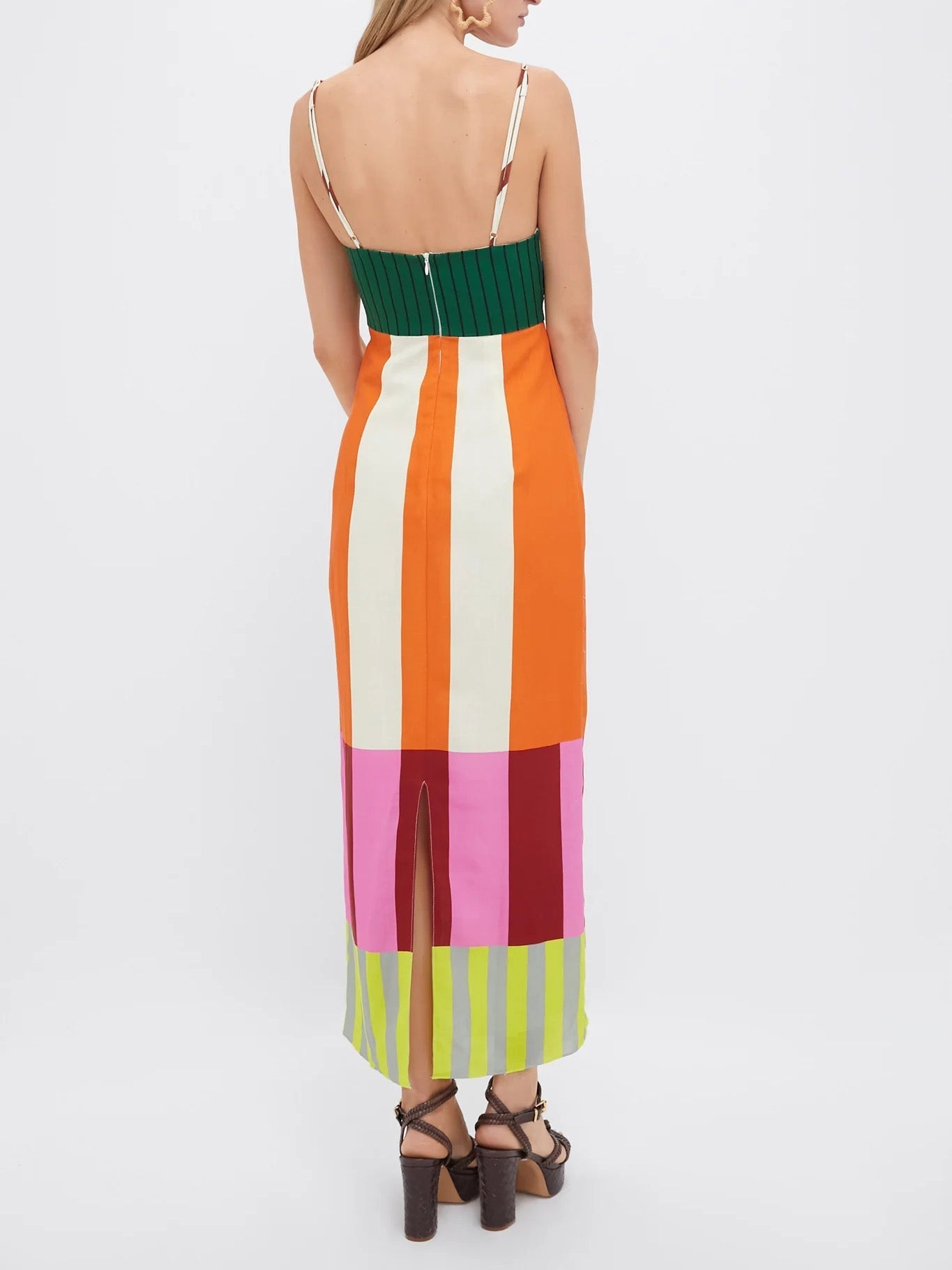 Aurora - Colorblock Maxi Dress