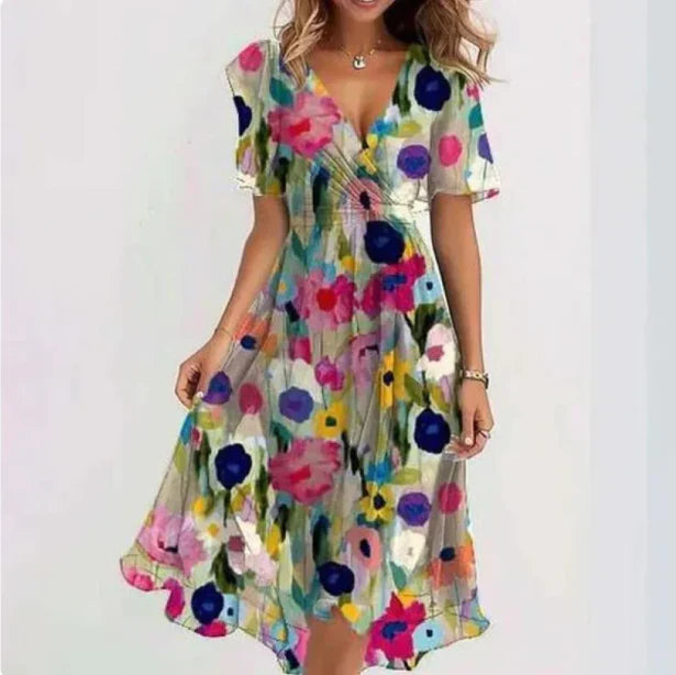 Kathy - Wrap Midi Dress