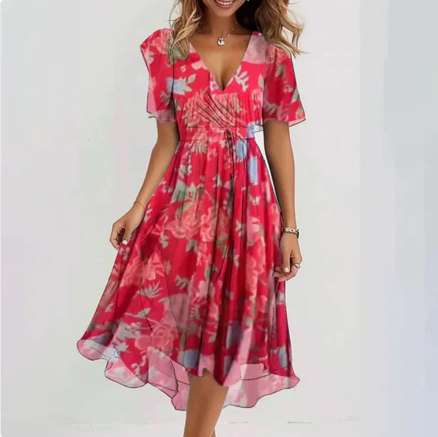 Kathy - Wrap Midi Dress