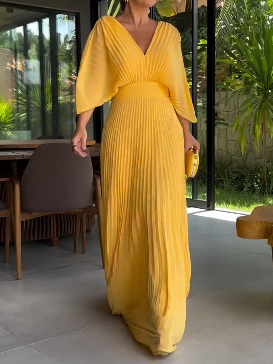Genesis - Pleated Maxi Dress