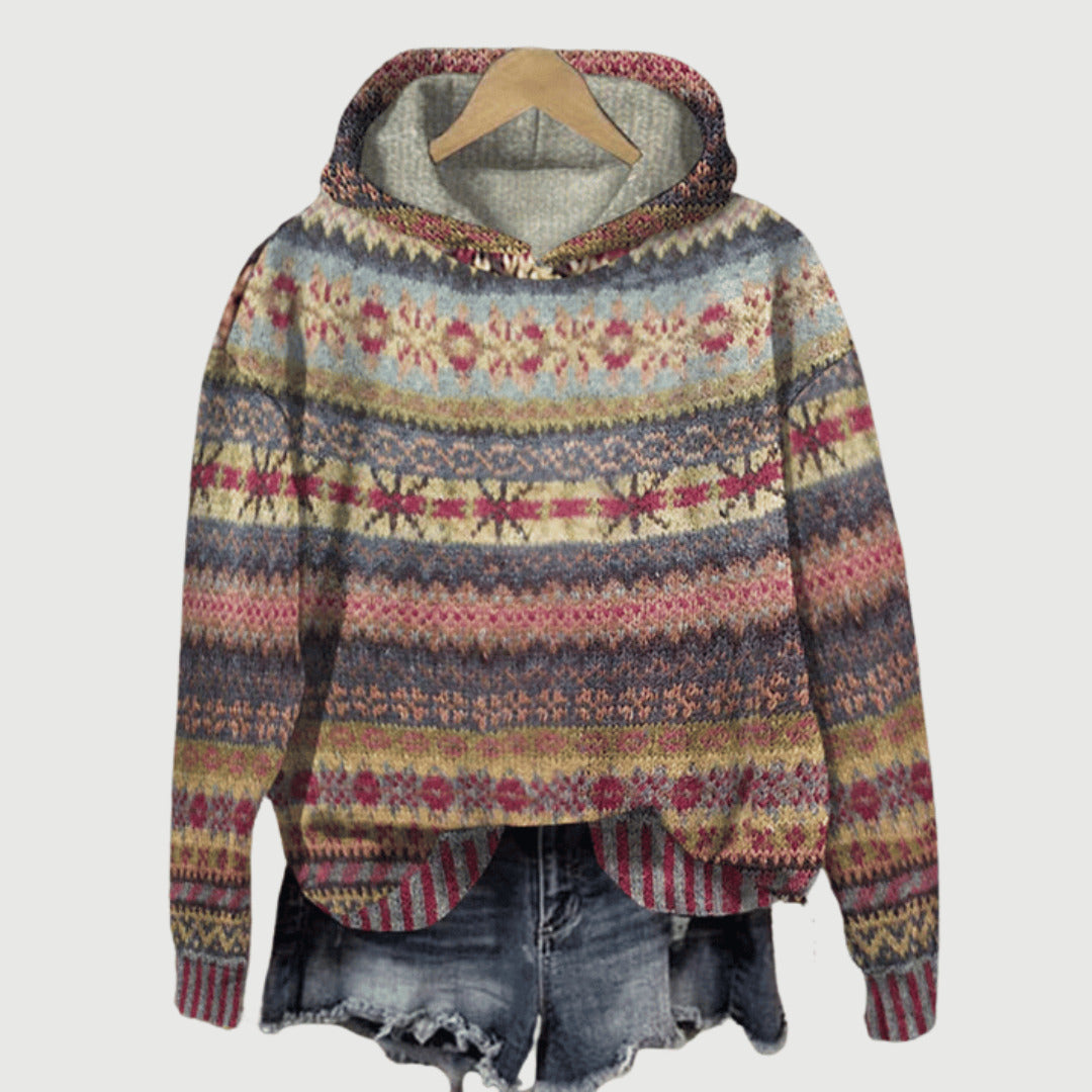 Judy - Knit Pullover Hoodie