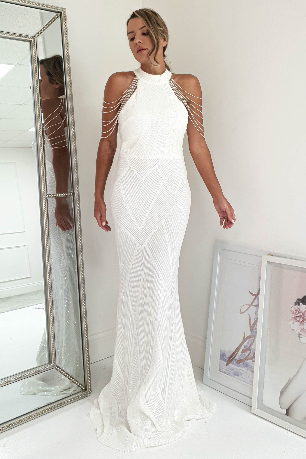 Victoria Sequined Prom Dress