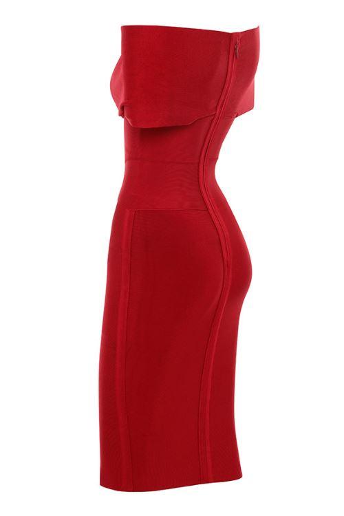 Meiga Off Shoulder Bandage Dress