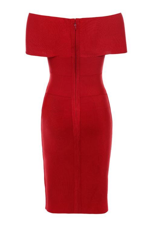 Meiga Off Shoulder Bandage Dress