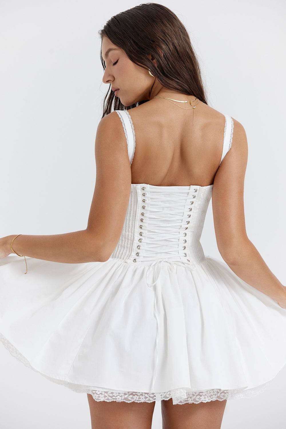 Alyia Mini Corset Dress-Multi Dime