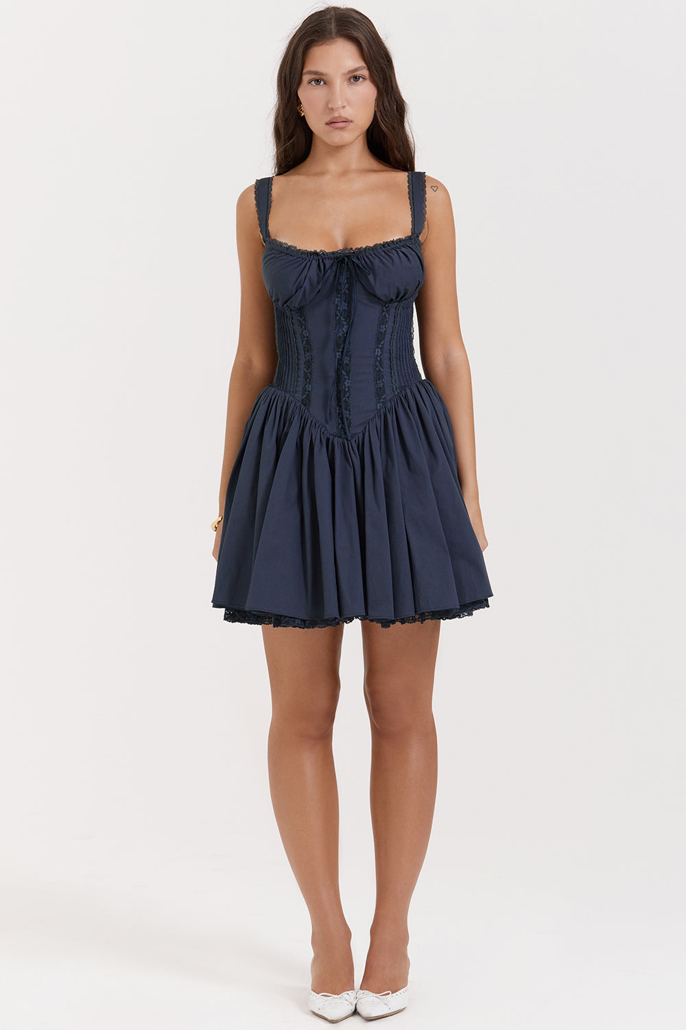 Alyia Mini Corset Dress-Multi Dime