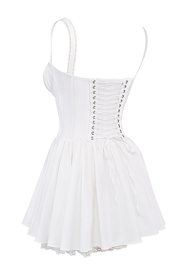 Alyia Mini Corset Dress-Multi Dime