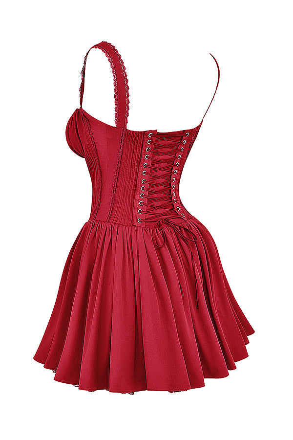 Alyia Mini Corset Dress-Multi Dime