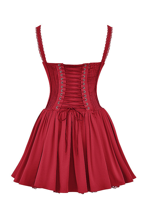 Alyia Mini Corset Dress-Multi Dime