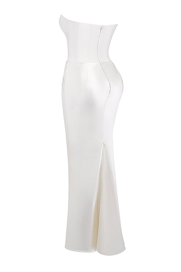 SERAPHINA CORSET SATIN ELEGANCE DRESS