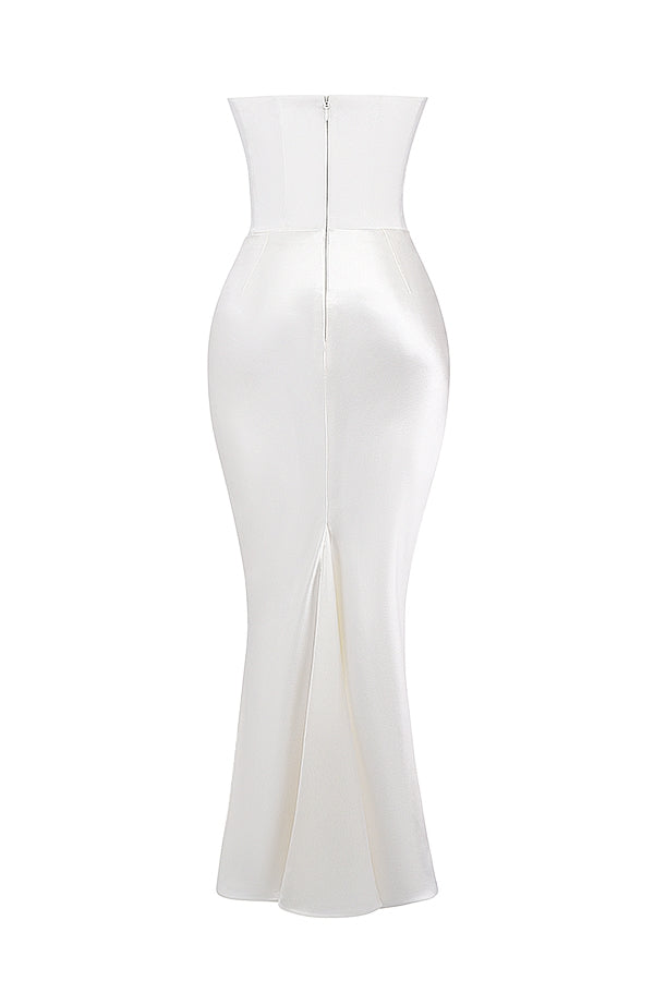 SERAPHINA CORSET SATIN ELEGANCE DRESS