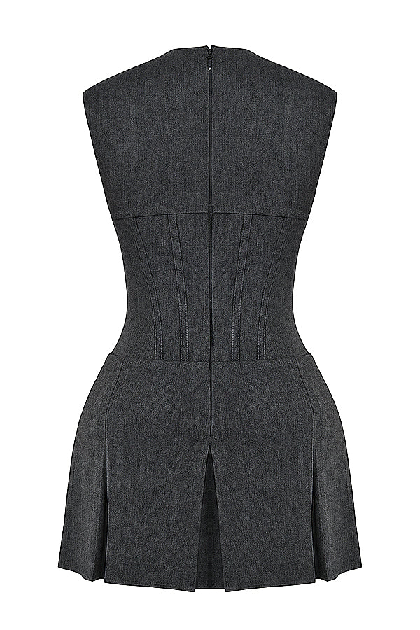 Eleania Pleated Corset Dress