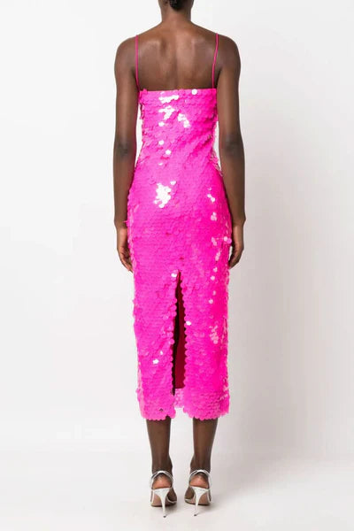 Desia Sequin Irregular Dress