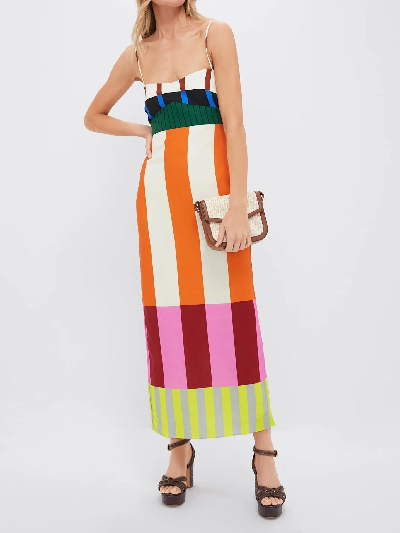 Aurora - Colorblock Maxi Dress